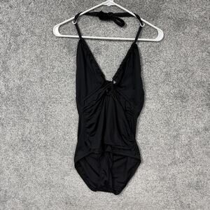 Jantzen One Piece Swimsuit 12 Timeless Elegant Noir Old Money Mob Wife Coquette